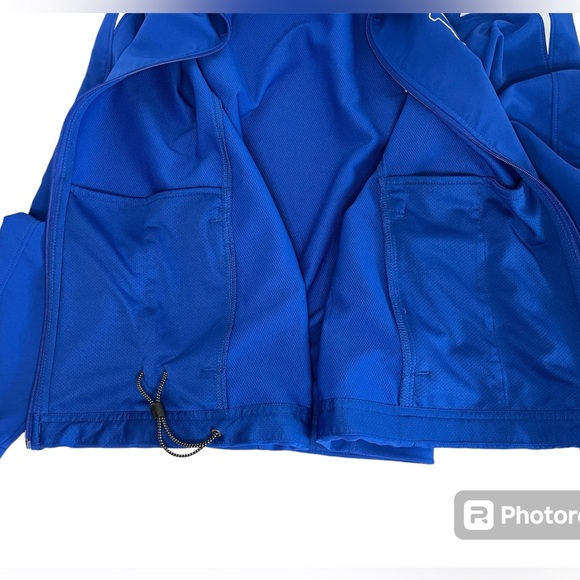 UCLA Bruins Track Jacket 19 Medium Women Holloway Full Zip Pockets Blue Yellow - Picture 7 of 12